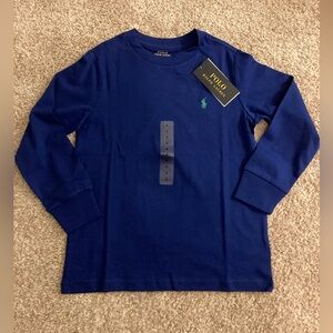 Polo Ralph Lauren Kids Dark Blue Long Sleeve Tee